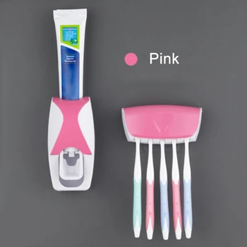 Automatické zubná pasta Dávkovač na Stenu Deti zubná pasta Squeezer pre Rodiny Umyváreň GQ