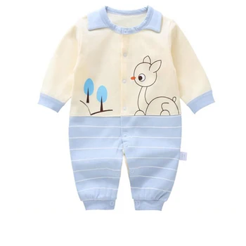 Dieťa Romper 2018 chlapec bavlnené oblečenie, unisex detské dievčenské oblečenie dieťa Dlhé rukávy Novorodenca 3 M-12M
