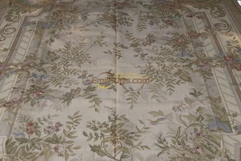 Koberec pre obývacia izba aubusson koberec ručné vlnené koberce 274CMX366CM 9 