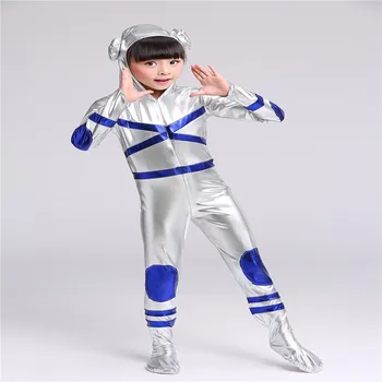 Detské anime dráma robot fáze cartoon výkon kostým dieťa astronaut spacesuit moderné tanečné kostýmy