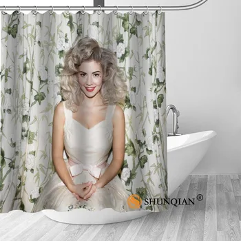 Vysoká Kvalita Vlastné Marina a Diamanty Sprchové Závesy Polyester Kúpeľňa Záclony S Hákom Vaňa Opony Kúpeľňa Decor