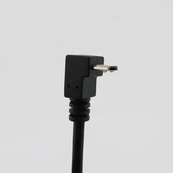 10pcs USB 2.0 Samica Uhlová Micro USB 5 Pin Male NAHOR Zahnutá Údaje Adaptér, Kábel 30 cm 1 metrov