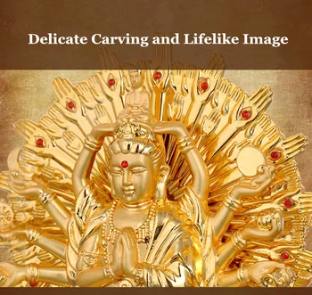 Aleación de Zinok de gran calidad de mil mano, Bódhisattva Avalokitesvara rueda de oración Solárne, interiores para coches, a