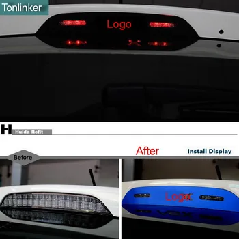 Tonlinker Vonkajšie Vysoká brzdové svetlá Kryt Prípade Nálepky na Mitsubishi ASX 2011-15 Auto styling 1 KS Hliníkový Kryt nálepky