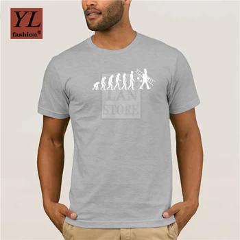 Letné Módne pánske T-shirt Bavlna Bežné list najvyššej kvality novú evolúciu komín zametací stroj Osobnosti T-shirt