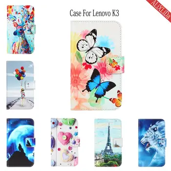 Prípad Pre Lenovo K3 Prípade Módne Cartoon Vzor Kvalitný kožený ochranný kryt, Mobilný telefón taška