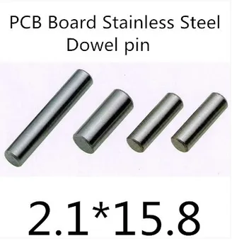 200pcs/veľa Kvalitných 2.1 mm z nehrdzavejúcej ocele pcb dosky dowel pin dĺžka 15,8