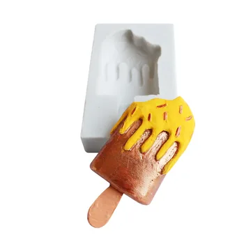 Aouke Ice Cream Silikónové Zdobenie Formy Tortu Silikónové Formy Sugarpaste Cukrovinky, Čokoláda Gumpaste Hlinené Formy