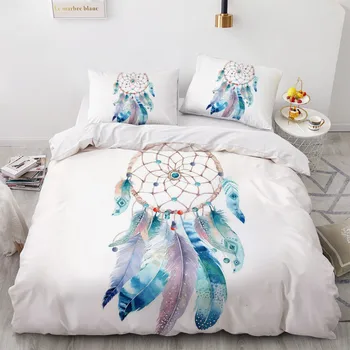 Luxusný 3D Dizajn Vlastné posteľná bielizeň Nastaviť Cumlík Deka Kryt Kráľovná, Kráľ, Kráľovná Dvojité Jednu Veľkosť bytový Textil