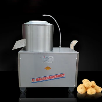 Z nehrdzavejúcej ocele 350 zemiakov taro peeling stroj/skin odstránenie stroj s funkcia čistenia, pre komerčné použitie