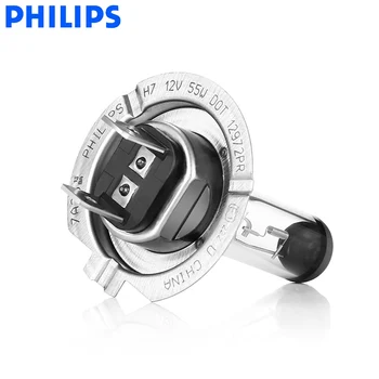 Philips Originálne H7 12V 55W PX26d Premium Vízia Štandardné Auto Svetlometu Žiarovky Halogénové Žiarovky ECE Schváliť 12972PR C1, 1X