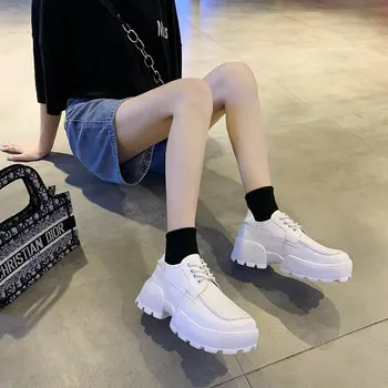 2020 novej platformy platformy big toe topánky ženské farby zodpovedajúce bežné pohodlné štvorcové prst street móda topánky X396