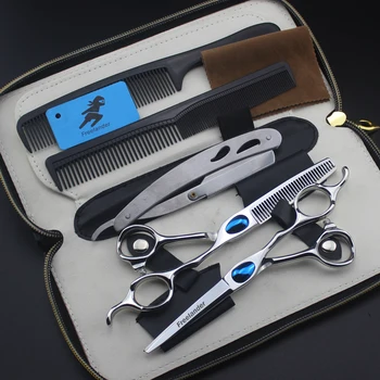 6 palcový kadernícke nožnice osobnosti dizajn vlasy nožnice profesionálne kadernícke nástroje