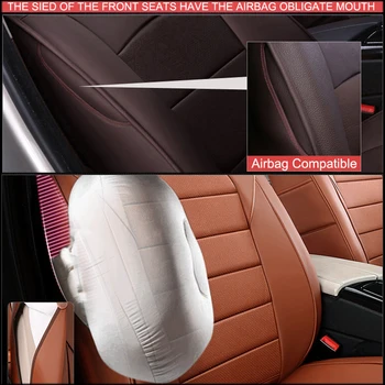 AutoDecorun 27PCS/Nastaví Perforované Cowhide sedáky pre Nissan Quest Kryt Sedadla Kožené Auto Príslušenstvo, Chrániče 2005-2017