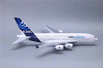 37 cm ABS Zmontované Prototyp Airlines Model Lietadla Airbus A380-800 Pôvodného Modelu, Modelu Lietadiel s Pristátím Prevodový Pomer 1:200