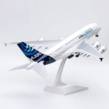 37 cm ABS Zmontované Prototyp Airlines Model Lietadla Airbus A380-800 Pôvodného Modelu, Modelu Lietadiel s Pristátím Prevodový Pomer 1:200