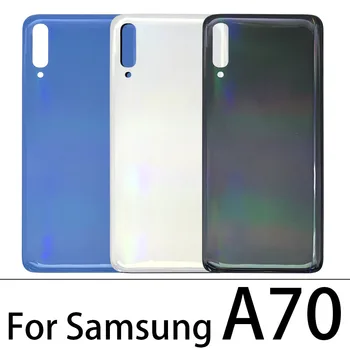 50PCS Pre Samsung Galaxy A40 A50 A70 A80 Späť Kryt Batérie Späť Sklo Zadných Dverí Bývanie Prípade Shell Panel Prípade