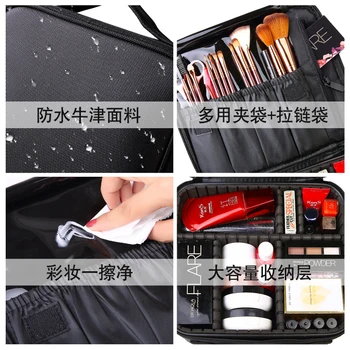 Hot Predaj Kórejský Módne Ženy Kozmetické Prípadov Prenosných Stručný Kozmetická Taška Profesionálny Make-Up Taška Multifunkčné Skladovanie Taška