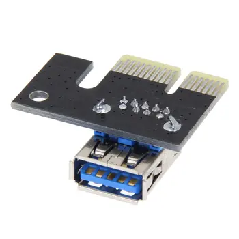 Mini USB 3.0 Grafická Karta Stúpačky Karty PCI-E 1X Až 16X Ťažba Rozšírenie Adaptér Ťažba Extender Ťažba Príslušenstvo Drop Shipping
