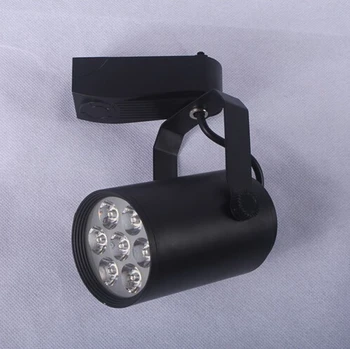 7W Noverty led osvetľovacie AC110V/230 V, hliník, biela a čierna shell železničnej stropné svietidlo pozornosti najlepšie ceny