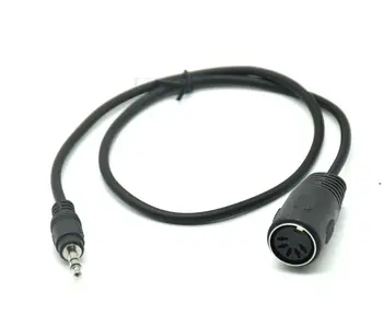 Audio linke, Din 5 Pin Din MIDI Muž žena Konektor 3,5 mm Stereo Jack Samec Audio Predlžovací Kábel 0.5 m 1m 1,5 M 3 M