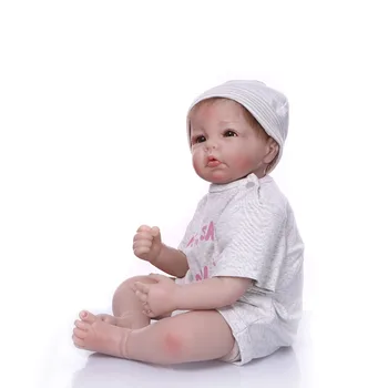 Novonarodené dieťa, bábika Boneca Reborn 50 cm Mäkké Silikónové Vinylové Bábiky Mäkké Silikónové Reborn Baby Doll Novorodenca Realisticky Bebes Reborn Bábiky